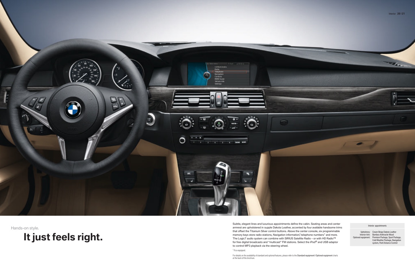 2010 BMW 5-Series Brochure Page 17